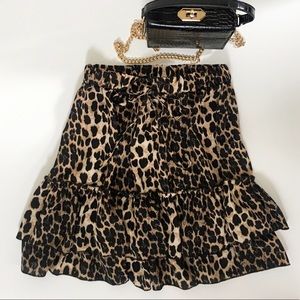 Leopard Print Skirt